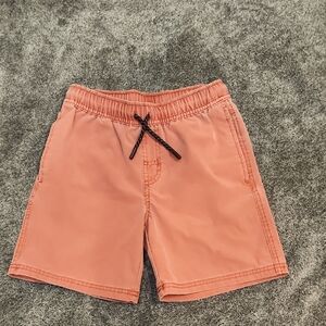 Cat & Jack Rust Orange Elastic Waist Shorts
